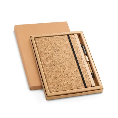 Conjunto de Bloco de Notas e Esferografica