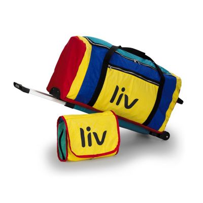 Conjunto de Bolsa de viagem bom rodinha e nécessaire.