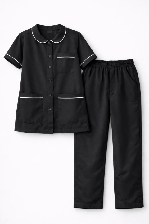 Conjunto de Limpeza Doméstica, Faxineira, Copeira - Personzalizado Uniformes Profissionais