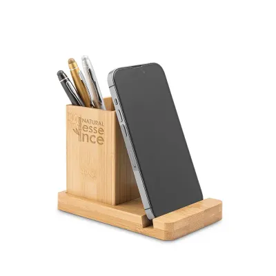 Conjunto de mesa em bambu