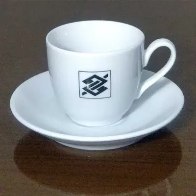 Conjunto de Xicaras de Cafe de Porcelana