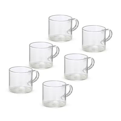 Conjunto de Xicaras em Vidro Borossilicato 100ml