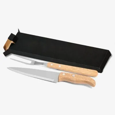 Conjunto para churrasco com 2 peças