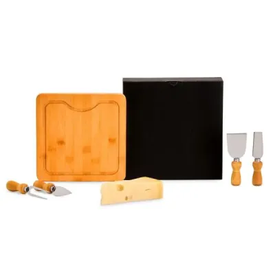 Conjunto para Petiscos em Bambu com Potes 5
