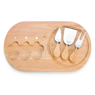 Conjunto Para Queijo 4 Pecas Personalizado