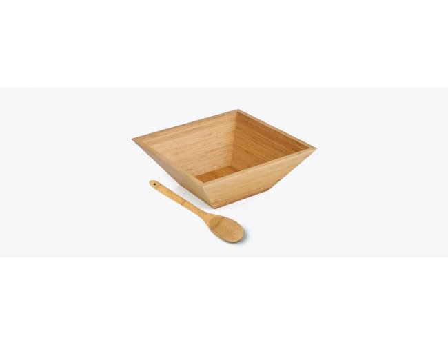 Conjunto Para Servir Em Bambu - 2 Pçs
