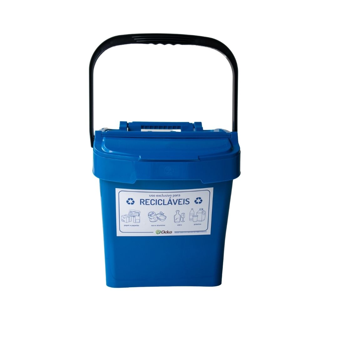 Contentor Urba 30 L – Recicláveis (Azul)