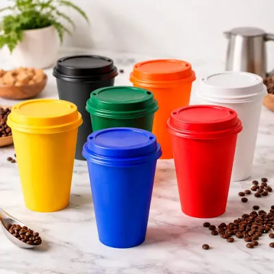 Copo 450 ml Com Tampa de Cafe