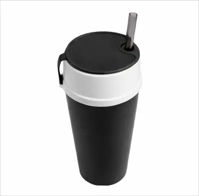 COPO 450 ML COM TAMPA PORTA SNACKS 1