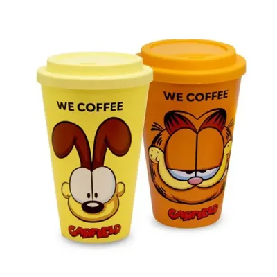 Copo 550 ml com tampa para café in mold label