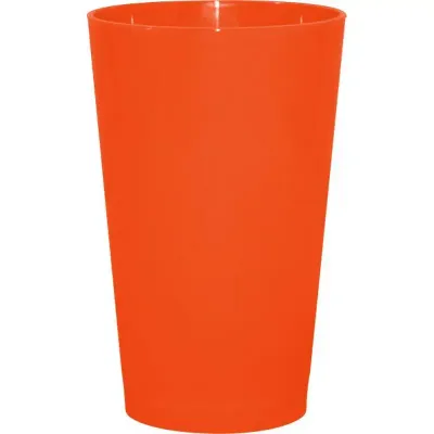 Copo Cancun Alaranjado 320ml Plastico Premium