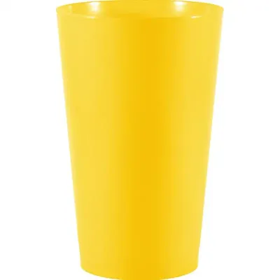 Copo Cancun Amarelo 320ml Plastico Premium