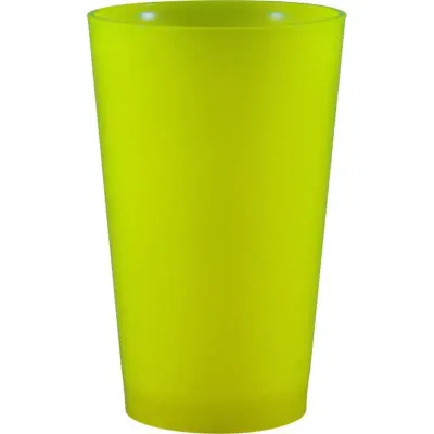 Copo Cancun Amarelo Neon 320ml Plastico Premium