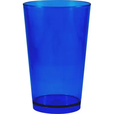 Copo Cancun Cristal Azul 320ml Plastico