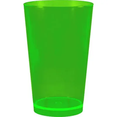 Copo Cancun Cristal Verde Neon 320ml Plastico