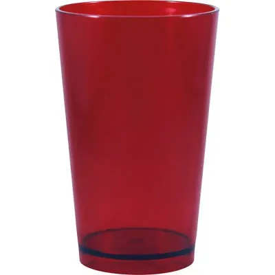 Copo Cancun Cristal Vermelho 320ml Plastico