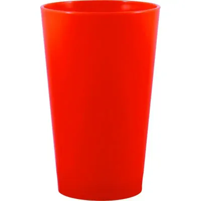 Copo Cancun Laranja Neon 320ml Plastico Premium