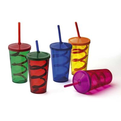 Copo Com Canudo Infantil Personalizado