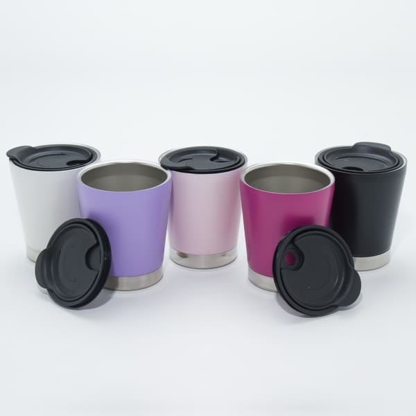 Copo com Parede Dupla em Inox 300ml Personalizado