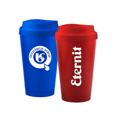 Copo de 320 ml Com Tampa Personalizado