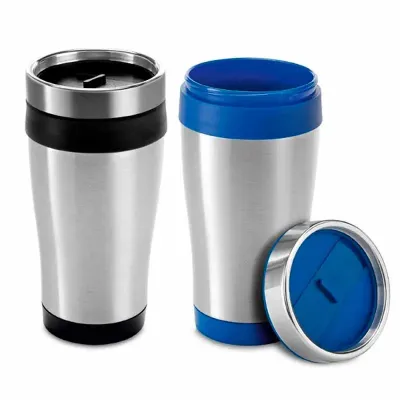 Copo de Aco Inox e pp Com Tampa