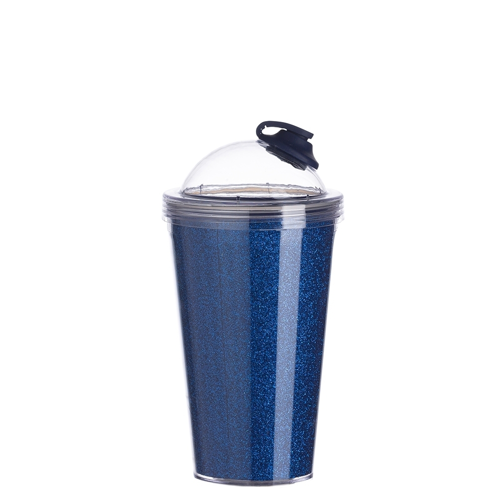 Copo de Acrílico 550ml com Suporte Canudo Personalizado — foto 3