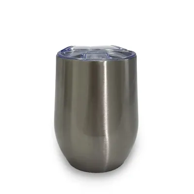 Copo de Aluminio Oval Inox