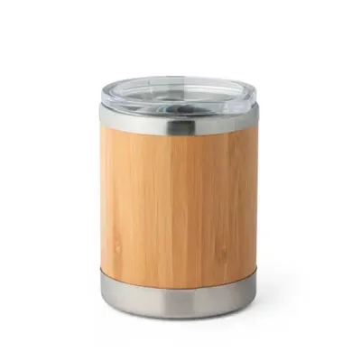 Copo de Bambu e Aco Inox