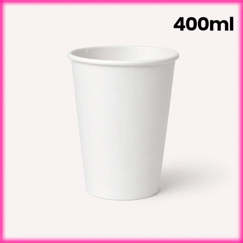 Copo de Papel Descartável Biodegradável 400ml