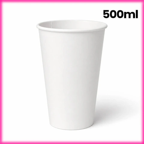 Copo de Papel Descartável Biodegradável 500ml