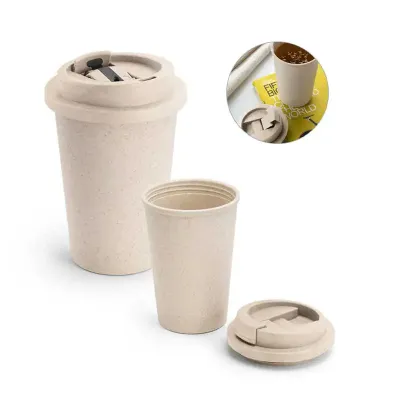 Copo de Viagem em Fibra de Bambu 380 ml