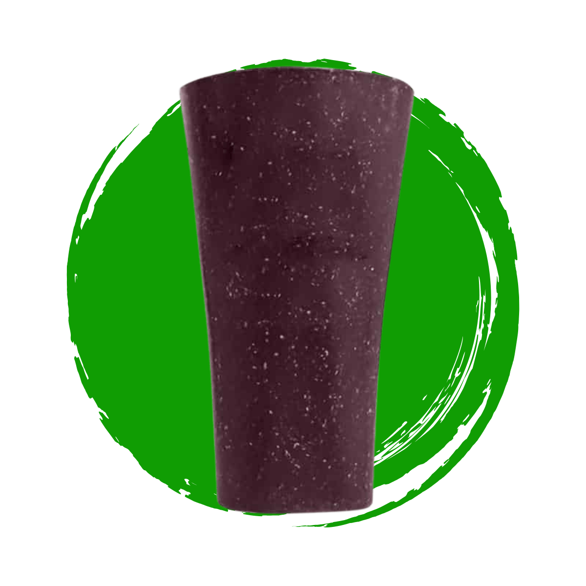 Copo Ecológico 300 ml | Fundo Quadrado | Fibra de Açaí