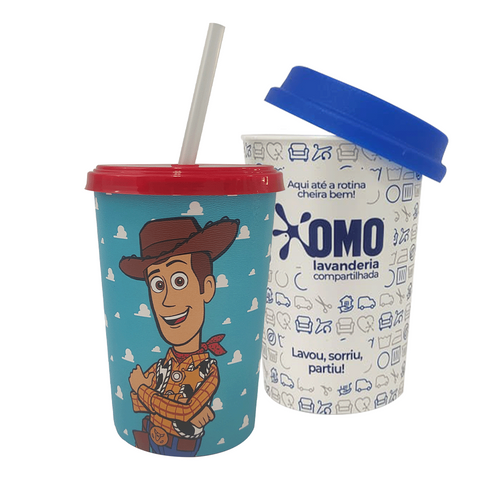Copo Ecológico 350ml Personalizado com Rótulo In-Mold-Label