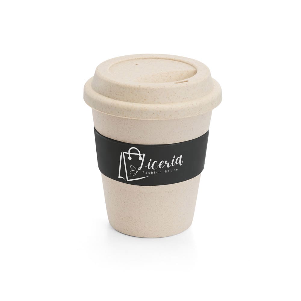 Copo Ecológico 380ml com Tira de Silicone Personalizado