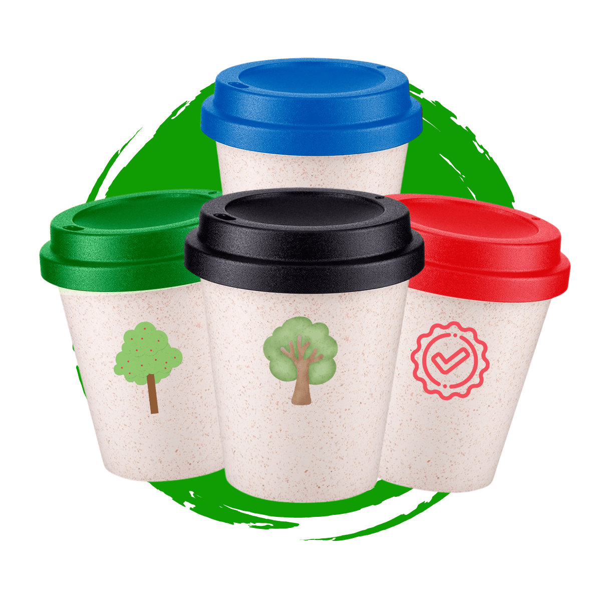Copo Ecológico de Fibra de Arroz | 350 ml