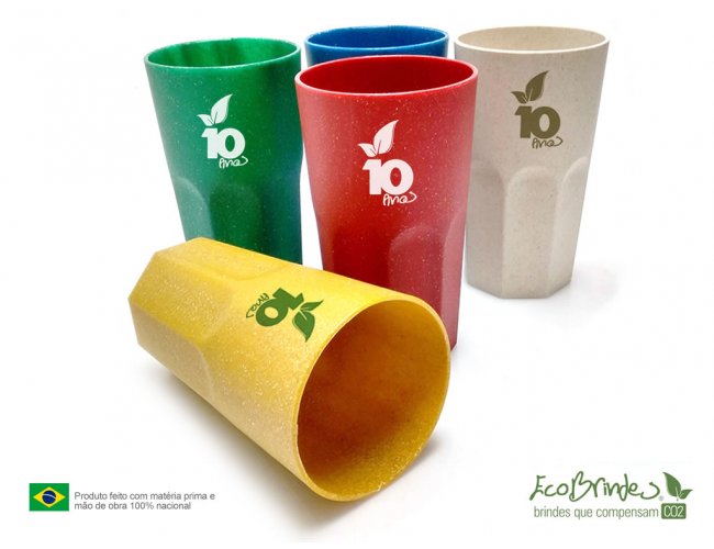 Copo Ecológico Fibras Color