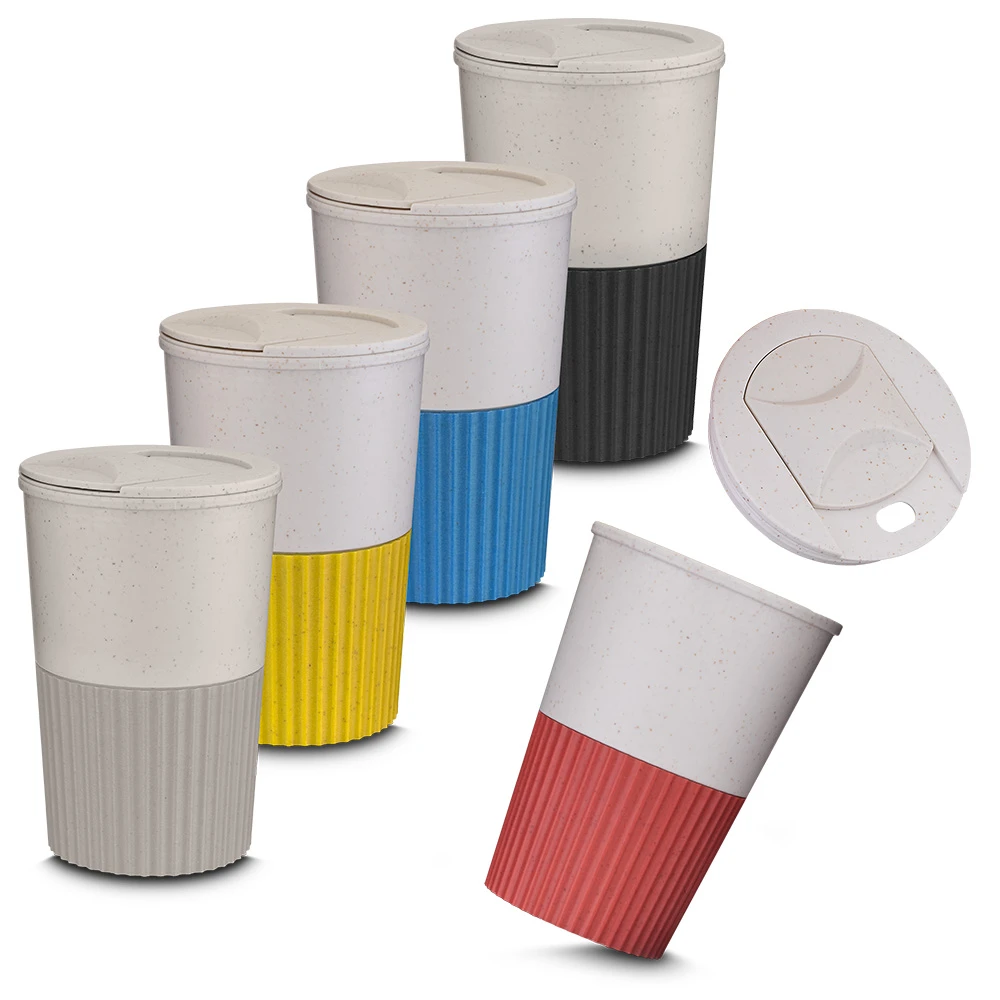 Copo em Plástico e Fibra de Trigo 400ml