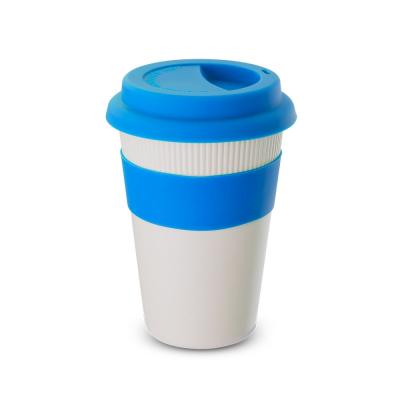 Copo Fibra Bambu c Tampa 450ml
