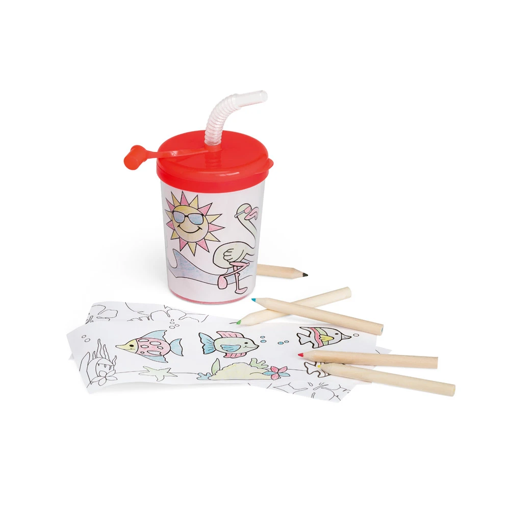 Copo Infantil para Colorir 200ml