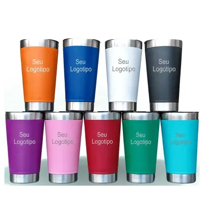 Copo Inox 500ml com Abridor | Cores