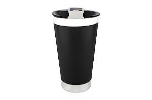 Copo Inox Térmico Vermelho Com Abridor 500 ml