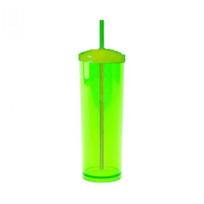 Copo Long Drink e Canudo