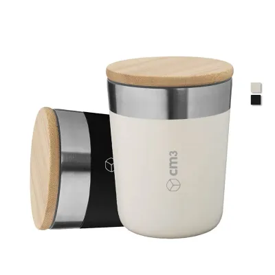 Copo Metal Termico Com Tampa 300ml