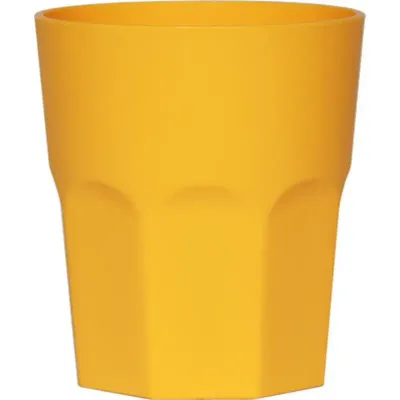 Copo Mini Roma Amarelo 300ml Plastico Premium