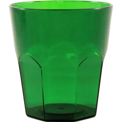 Copo Mini Roma Cristal Verde 300ml Plastico