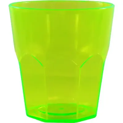 Copo Mini Roma Cristal Verde Neon 300ml Plastico
