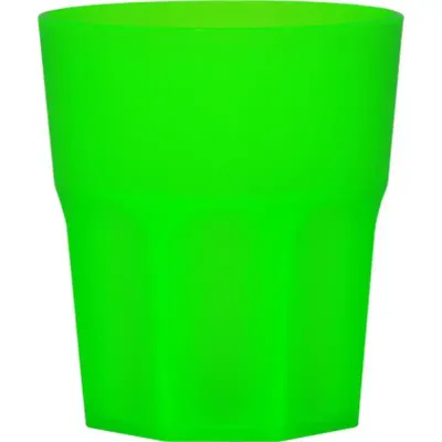 Copo Mini Roma Verde Neon Plastico Premium