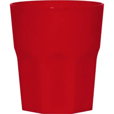Copo Mini Roma Vermelho 300ml Plastico Premium