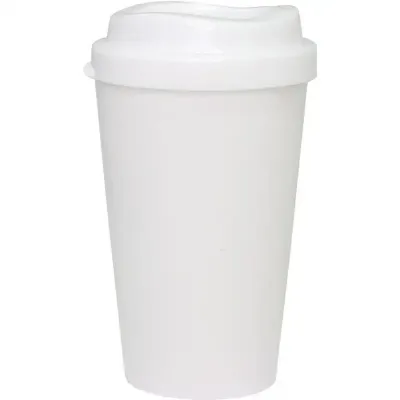 Copo Mug Branco 320ml Plastico Premium