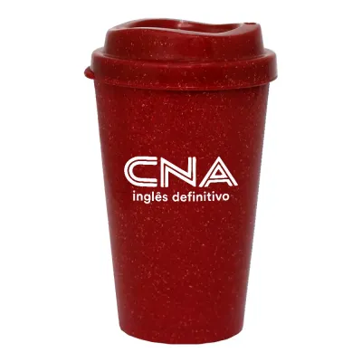 Copo Mug Fibra Madeira Greencolors Vermelho
